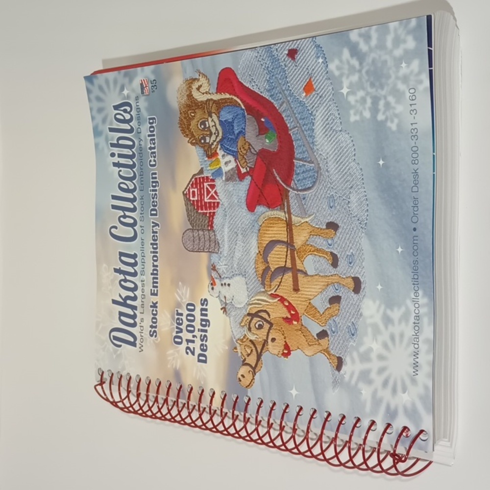 Paper Crafting Dakota Collectibles Embroidery Designs Spiral Bound Catalog 2017